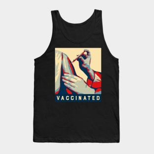 Vaccinated - Covid-19 Corona Virus SARS-CoV-2 Medical Student Medschool Gift Nurse Doctor Medicine Tank Top